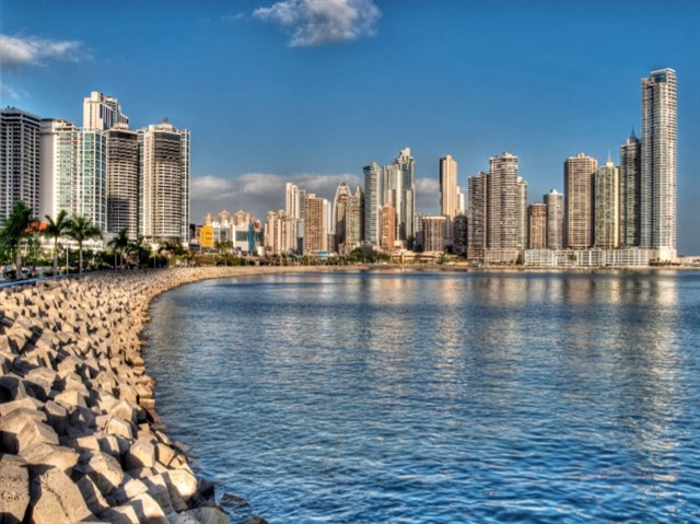 The largest city in Panama, Panama City is considered the most cosmopolitan capital in Central America. Located at the entrance to the Panama Canal, the city also is an international finance hub. With a mild climate and surrounded by rainforest, the city is a popular place to live for ex-pat retirees. This historic city has an old town filled with charming buildings as well as trendy restaurants and boutiques.