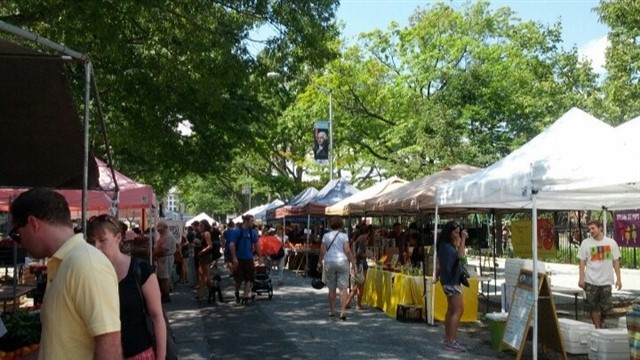 Wander through lively Park Slope on a sunny Sunday to find regionally sourced produce as well as artisanal food offerings at the Down to Earth Farmers...