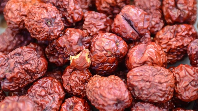 Deeply red jujube dates have been used in TCM recipes for centuries, the sweet, spongy fruits often steeped in teas or cooked in congee (rice porridge...