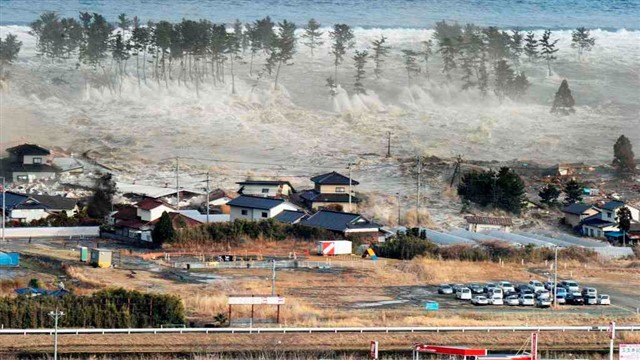 A tsunami is a series of waves created when a body of water, such as an ocean, is rapidly displaced. Earthquakes, mass movements above or below water, volcanic eruptions and other underwater explosions, landslides, large meteorite impacts comet impacts and testing with nuclear weapons at sea all have the potential to generate a tsunami. A tsunami is not the same thing as a tidal wave, which will generally have a far less damaging effect than a Tsunami.