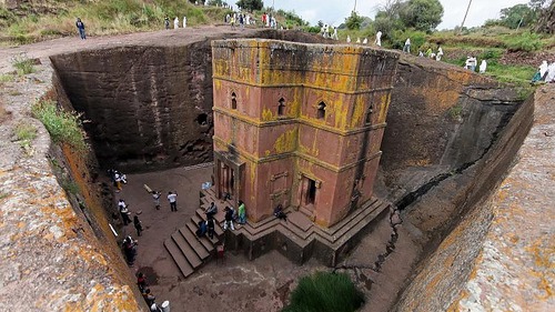 In a mountainous region in the heart of Ethiopia, some 645 km from Addis Ababa, eleven medieval monolithic churches were carved out of rock. Their bui...