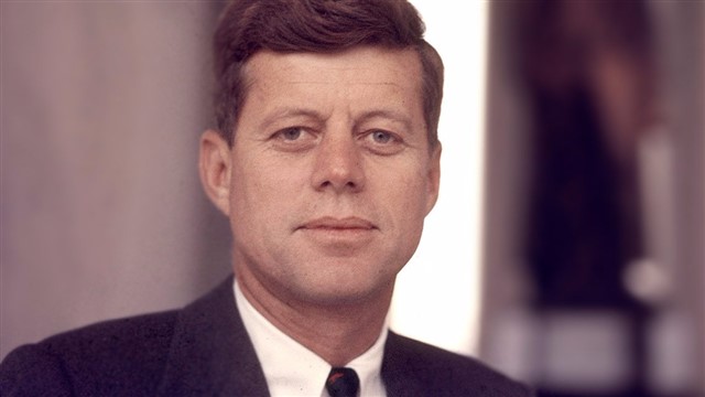 Assassinated in his first term. John F. Kennedy was sworn in as the 35th President at noon on January 20, 1961. In his inaugural address he spoke of the need for all Americans to be active citizens, famously saying, “Ask not what your country can do for you; ask what you can do for your country.” He also asked the nations of the world to join together to fight what he called the “common enemies of man: tyranny, poverty, disease, and war itself.”