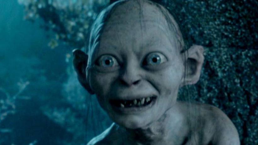 Gollum is a fictional character from J. R. R. Tolkien's legendarium. He was introduced in the 1937 fantasy novel The Hobbit, and became an important supporting character in its sequel, The Lord of the Rings. Gollum was a Stoor Hobbit[1] of the River-folk, who lived near the Gladden Fields.[2] Originally known as Sméagol, he was corrupted by the One Ring and later named Gollum after his habit of making 