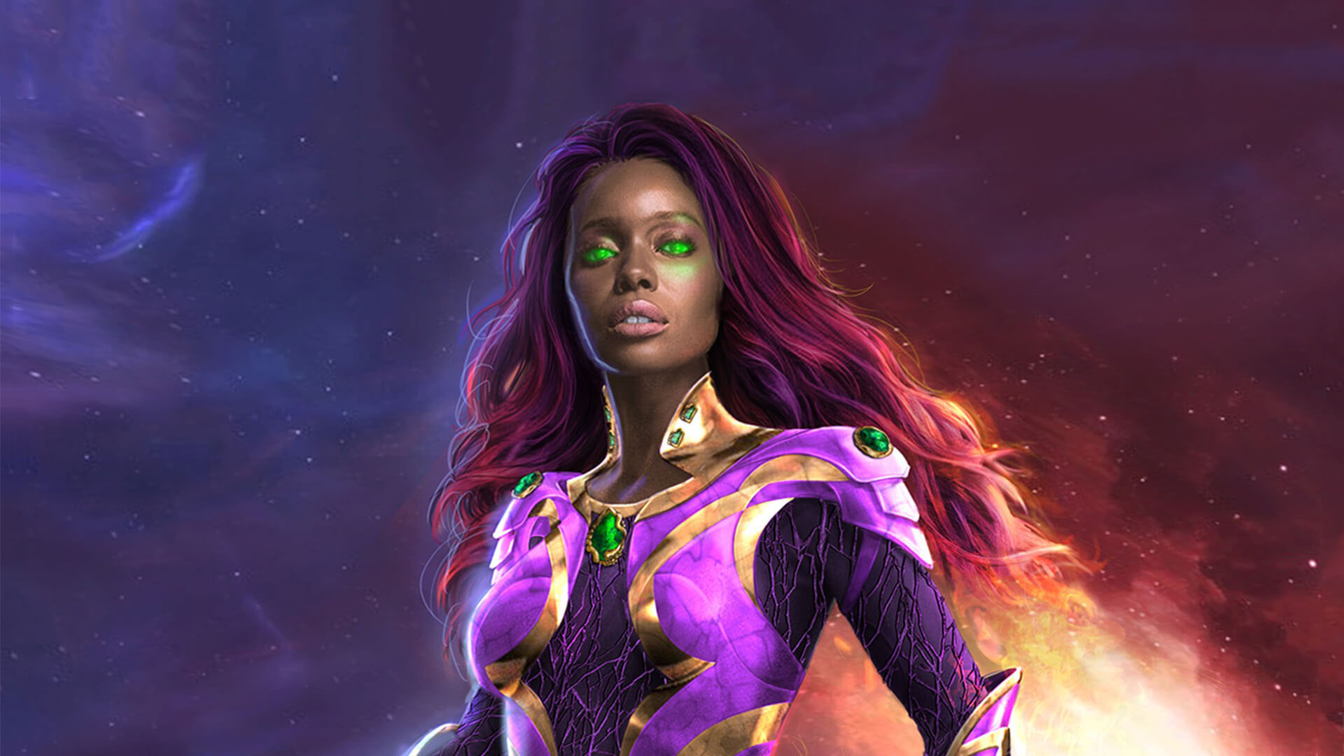 Starfire (Princess Koriand'r) is a fictional superhero appearing in books published by DC Comics. She debuted in a preview st...