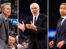 NBA top coaches of 2018.