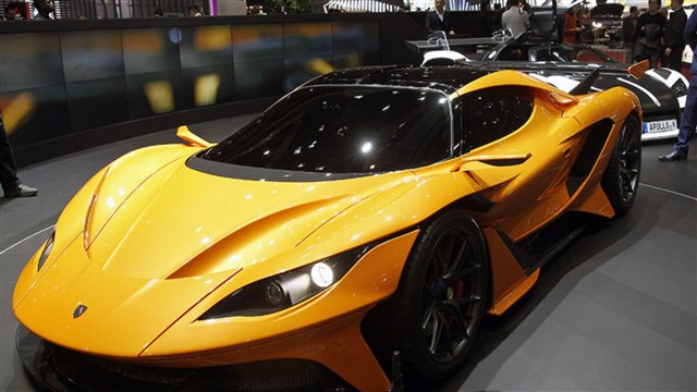 Top 10 most expensive cars.