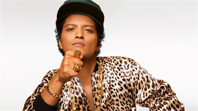 Peter Gene Hernandez (born October 8, 1985), known professionally as Bruno Mars, is an American singer-songwriter, multi-instrumentalist, record producer, and dancer. Born and raised in Honolulu, Hawaii, Mars moved to Los Angeles in 2003 to pursue a musical career. After being dropped by Motown Records, Mars signed a recording contract with Atlantic Records in 2009. In the same year, he co-founded the production team The Smeezingtons, responsible for various successful singles for Mars himself and other artists. In 2016, Shampoo Press & Curl replaced The Smeezingtons on the composition of Mars' third studio album, 24K Magic.Wikipedia